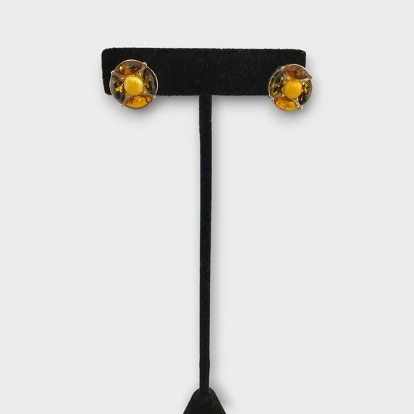 Amber Earrings and Pendant Set Sterling Silver - Picture 8 of 15